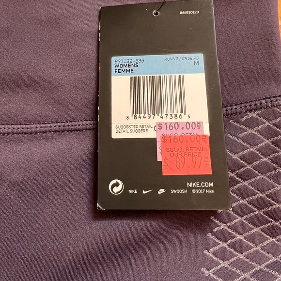 NWT Nike Zonal Strength Cropped Leggings - Picture 9 of 10